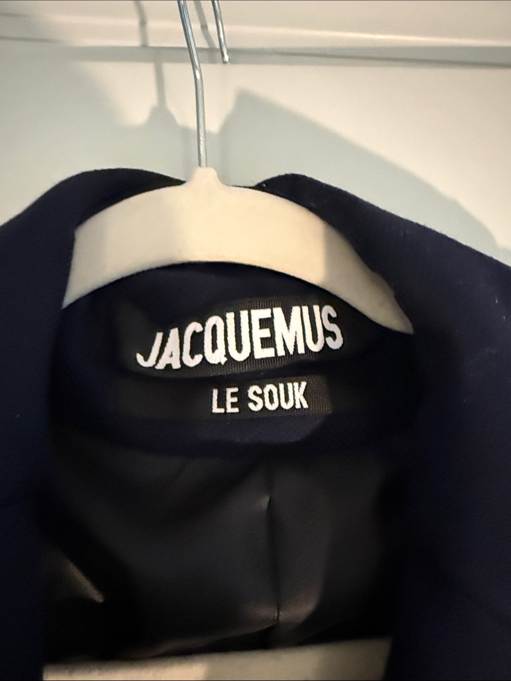 Jacquemus Dark Navy Tailored Single-Breasted Blazer - Picture 4 of 9